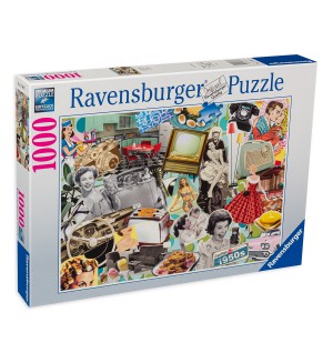 Пъзел Ravensburger от 1000 части - 50-те години