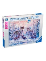 Пъзел Ravensburger от 1000 части - Арктични вълци