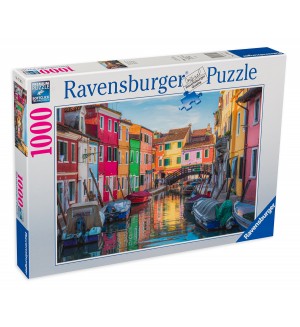 Пъзел Ravensburger от 1000 части - Бурано в Италия