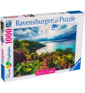 Пъзел Ravensburger от 1000 части - Хавайски пейзаж