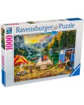 Пъзел Ravensburger от 1000 части - Къмпинг