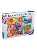 Пъзел Ravensburger от 1000 части - Къмпинг гледка