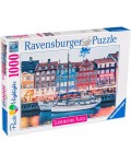 Пъзел Ravensburger от 1000 части - Копенхаген, Дания