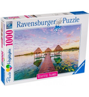 Пъзел Ravensburger от 1000 части - Красив остров