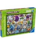 Пъзел Ravensburger от 1000 части - Майнкрафт