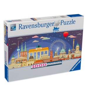 Пъзел Ravensburger от 1000 части - Нощ в Берлин