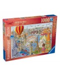 Пъзел Ravensburger от 1000 части - Около света за 80 дни
