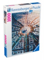 Пъзел Ravensburger от 1000 части - Париж отвисоко