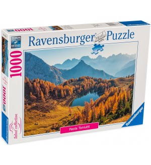 Пъзел Ravensburger от 1000 части - Планински пейзаж