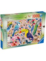 Пъзел Ravensburger от 1000 части - Птици