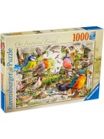 Пъзел Ravensburger от 1000 части - Рай за птички Пъзел Ravensburger от 1000 части - Рай за птички