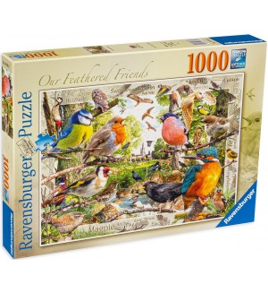 Пъзел Ravensburger от 1000 части - Рай за птички