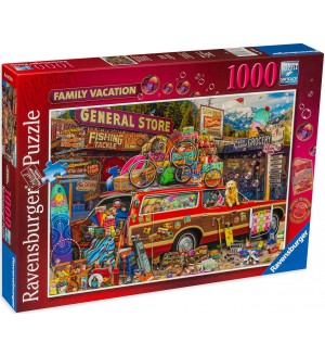 Пъзел Ravensburger от 1000 части - Семейна ваканция