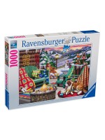 Пъзел Ravensburger от 1000 части - Ски ваканция Пъзел Ravensburger от 1000 части - Ски ваканция