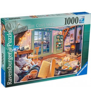 Пъзел Ravensburger от 1000 части - The Cosy Shed