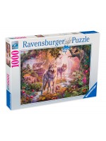 Пъзел Ravensburger от 1000 части - Вълци през лятото