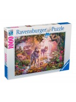 Пъзел Ravensburger от 1000 части - Вълци през лятото