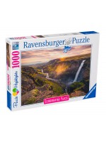 Пъзел Ravensburger от 1000 части - Водопад Хайфос, Исландия