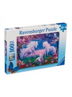 Пъзел Ravensburger от 100 XXL части - Очарователни еднорози