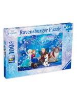 Пъзел Ravensburger от 100 части - Замръзналото кралство: Ледена магия