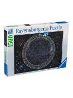Пъзел Ravensburger от 1500 части - Карта на Вселената