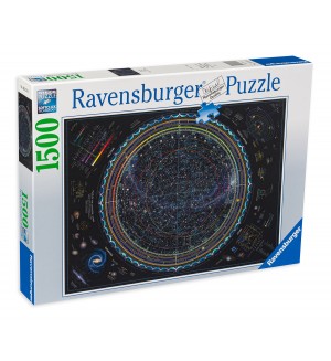 Пъзел Ravensburger от 1500 части - Карта на Вселената