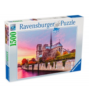 Пъзел Ravensburger от 1500 части - Катедралата Нотр Дам 