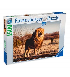 Пъзел Ravensburger от 1500 части - Лъвът - царят на животните