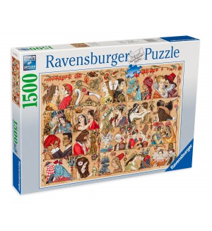 Пъзел Ravensburger от 1500 части - Любовта през вековете