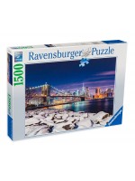 Пъзел Ravensburger от 1500 части - Ню Йорк през зимата
