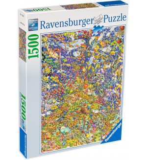 Пъзел Ravensburger от 1500 части - Риби