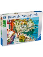 Пъзел Ravensburger от 1500 части - Романс в Чинкуе Тере Пъзел Ravensburger от 1500 части - Романс в Чинкуе Тере