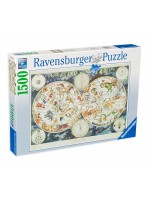 Пъзел Ravensburger от 1500 части - Световна карта