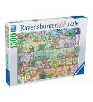 Пъзел Ravensburger от 1500 части - Цветна градинка