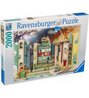 Пъзел Ravensburger от 2000 части - Булевард на книгите