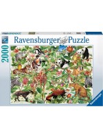 Пъзел Ravensburger от 2000 части - Джунгла