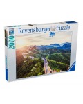 Пъзел Ravensburger от 2000 части - Китайската стена на слънчева светлина