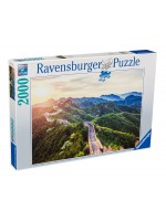 Пъзел Ravensburger от 2000 части - Китайската стена на слънчева светлина