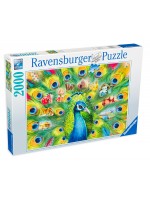 Пъзел Ravensburger от 2000 части - Паун