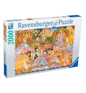 Пъзел Ravensburger от 2000 части - Пепеляшка