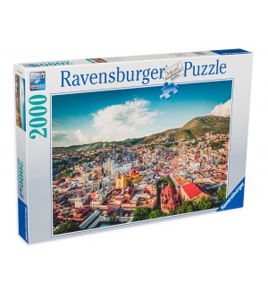 Пъзел Ravensburger от 2000 части - Цветно Мексико