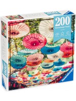 Пъзел Ravensburger от 200 части - Чадъри Пъзел Ravensburger от 200 части - Чадъри