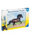 Пъзел Ravensburger от 200 части - Черен кон