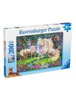Пъзел Ravensburger от 200 XXL части - Мистични еднорози