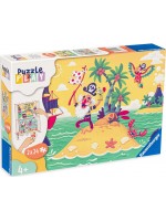 Пъзел Ravensburger от 2 х 24 части - Пиратско приключение