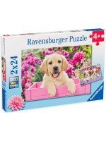 Пъзел Ravensburger от 2 x 24 части - Аз и моят приятел
