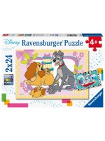 Пъзел Ravensburger от 2 x 24 части - Кученцата на Дисни