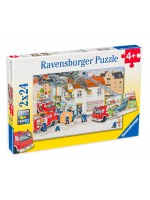 Пъзели Ravensburger - Пожарникари в действие - 2 х 24 части