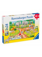 Пъзел Ravensburger от 2 по 24 части - Зоопарк