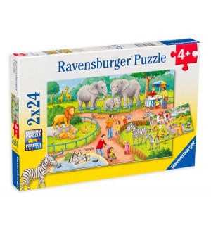 Пъзел Ravensburger от 2 по 24 части - Зоопарк